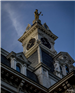 Looking up at the Courthouse Clocktower